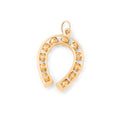 Pearl And 14k Gold Horseshoe Charm