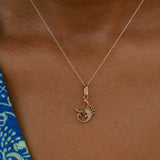 Scorpion 10k Gold Zodiac Charm