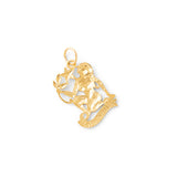 Virgo Goddess 14k Gold Zodiac Charm
