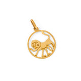 Leo 14K Gold Zodiac Charm