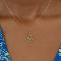 Leo 14K Gold Zodiac Charm