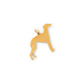 Tall Dog 14k Gold charm