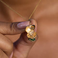 English 9k Gold Movable Mushroom Charm
