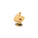 English 9k Gold Movable Mushroom Charm