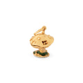 English 9k Gold Movable Mushroom Charm