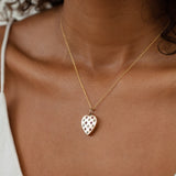 Victorian Heart 10k Gold Starburst Locket