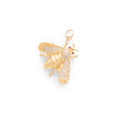 Diamond, Ruby, and 14k Gold Bee Charm