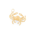 Crab Cancer 14k Gold Zodiac Charm