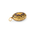Victorian 14k Gold and Enamel Petite Locket