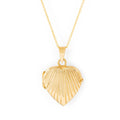 Italian Engraved Heart 14k Gold Locket