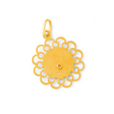 Italian Fortuna Goddess 18K Gold Charm