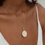 Austrian 14k Gold Round Locket