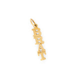 "BRAT" 14k Gold Charm