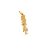 "BRAT" 14k Gold Charm