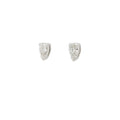 Pear-Shaped Diamond Stud Earrings