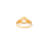 Arts & Crafts 1.60 Carat Old European Cut Diamond and 14k Gold Ring