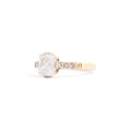 Edwardian 1.29 Carat Cushion Cut 14k Gold and Platinum Ring