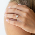 Edwardian 1.29 Carat Cushion Cut 14k Gold and Platinum Ring