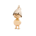 Bi-Color 18K Gold Hatching Chick Charm