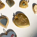 Victorian Large 14k Gold Heart Locket