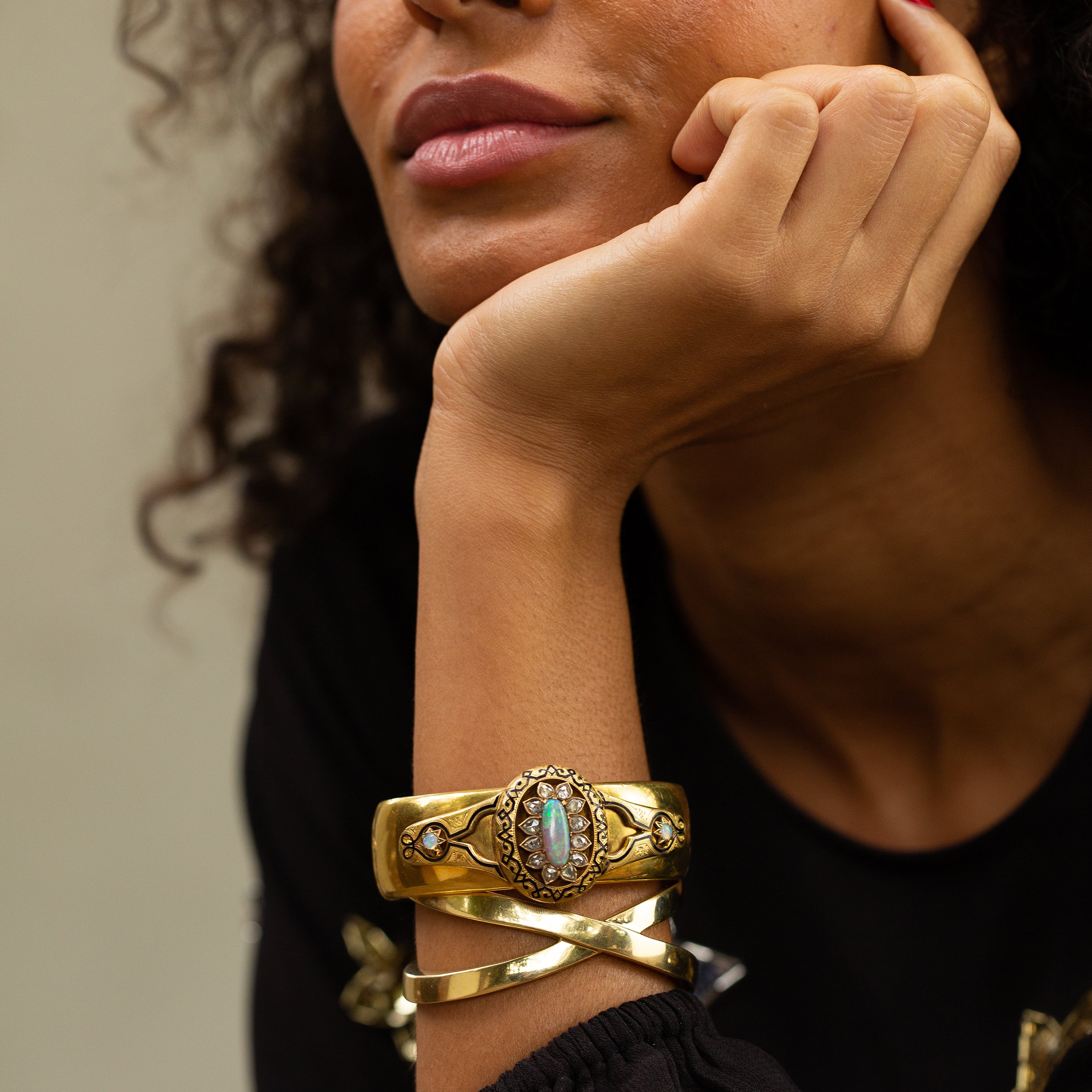 Paloma Picasso 18k Gold Graffiti X Cuff Bracelet by Tiffany & Co.