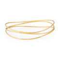 Tiffany & Co Elsa Peretti Wave Three-Row 18k Gold Bracelet