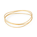 Tiffany & Co Elsa Peretti Wave Three-Row 18k Gold Bracelet