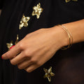 Tiffany & Co Elsa Peretti Wave Three-Row 18k Gold Bracelet