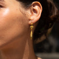 Victorian Etruscan Revival 18k Gold Earrings