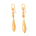 Victorian Etruscan Revival 18k Gold Earrings