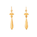 Victorian Etruscan Revival 18k Gold Earrings