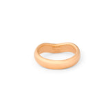 Tiffany & Co Elsa Peretti Curved 18k Rose Gold Ring