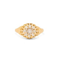 Victorian Diamond Cluster and 14k Gold Ring