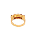 Five-Stone Ruby and 22K Gold Ring