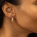 U-Shaped 14K Hoop Earrings