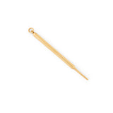 Retractable Toothpick 14k Gold Charm