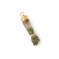Nephrite And 18k Gold Figa Charm