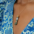 Nephrite And 18k Gold Figa Charm