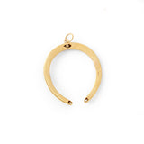 Edwardian Diamond, Pearl, 14K Gold, and Platinum Horseshoe Charm