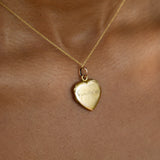 Victorian Turquoise Starburst and 10k Gold Heart Locket