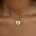 Heart and Garland 10k Gold Locket