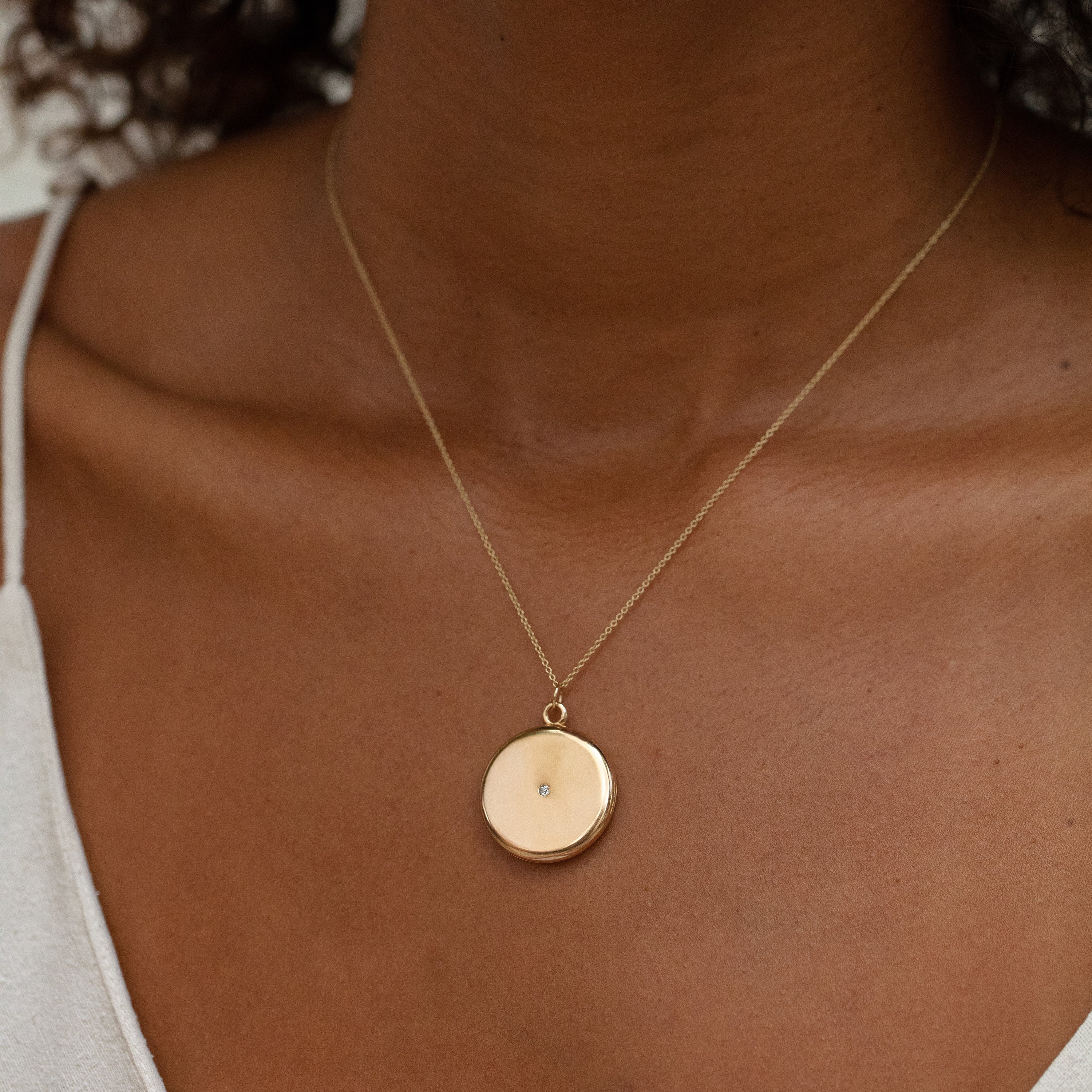 Victorian Diamond and 14K Gold Locket