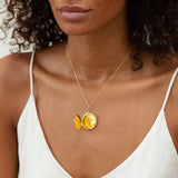 Victorian Diamond and 14K Gold Round Locket