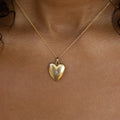Victorian Diamond Starburst and 12K Gold Heart Locket