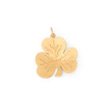 English Large Clover 9k Gold Charm