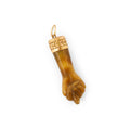 Tiger's Eye and 14K Gold Figa Charm