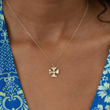 Clover 18k Gold Charm