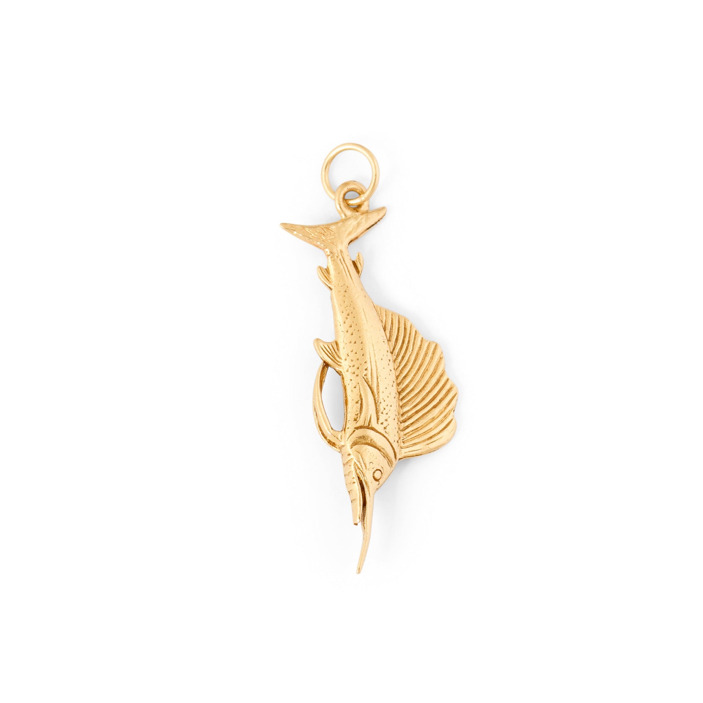 Sailfish 14k Gold Charm