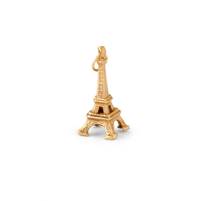 Eiffel Tower 14k Gold Charm
