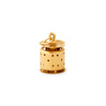 French 18k Gold and Platinum Bathroom Charm